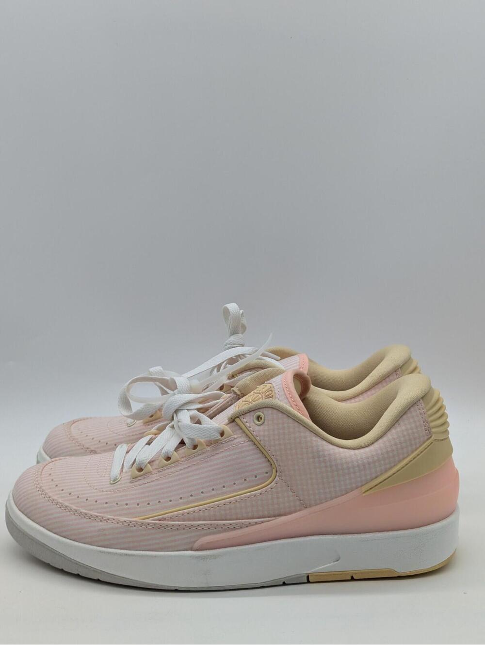Air Jordan 2 Retro Low Craft Atmosphere Pink Vanilla Mens 8 / Womens Size 9.5